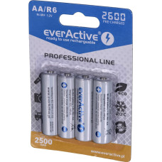 Everactive Rechargeable batteries everActive Ni-MH R6 AA 2600 mAh Professional Line