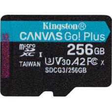 Kingston Technology Canvas Go! Plus memory card 256 GB MicroSD UHS-I Class 10