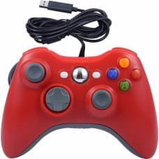 Aptel Gamepad Aptel Dual Shock do Xbox 360 czerwony (KX13C)