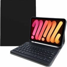 Alogy Alogy Etui na tablet Smart Case klawiatura bluetooth do Apple iPad Mini 6 2021 Czarne uniwersalny