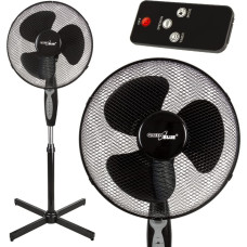 Greenblue GB580 Floor fan 40W with 3 levels of airflow 1.25m high 1.5m of cable with remote control and timer up to 7.5h GB580