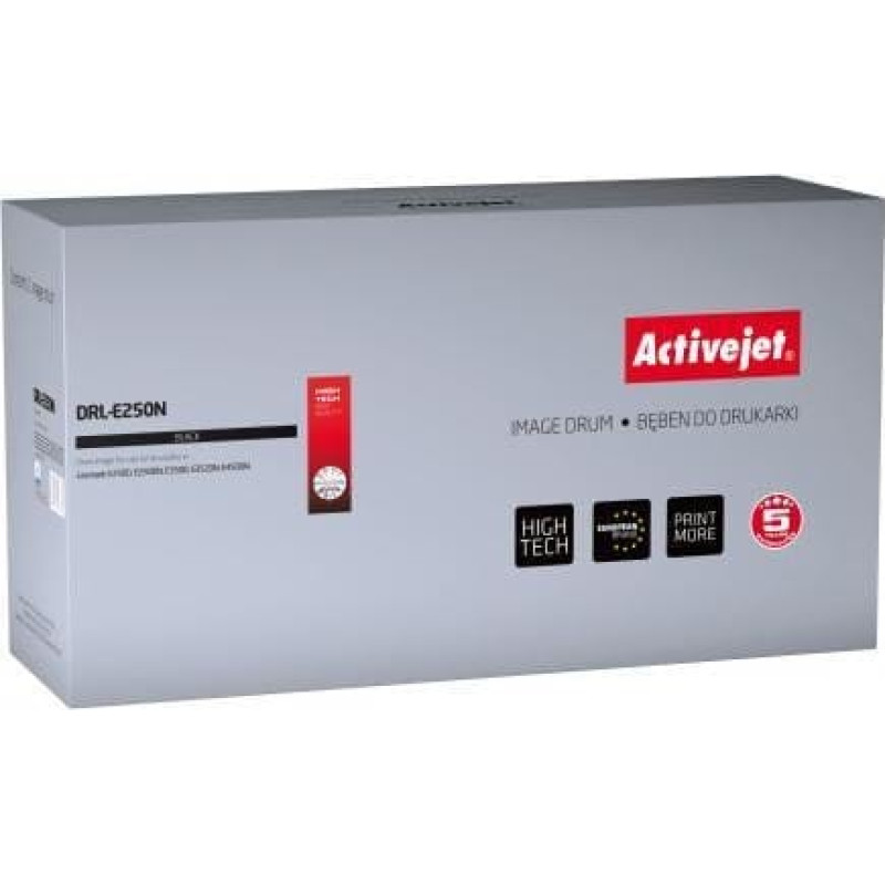 Activejet DRL-E250N Drum (Lexmark E250X22G replacement; Supreme; 30,000 pages; black)