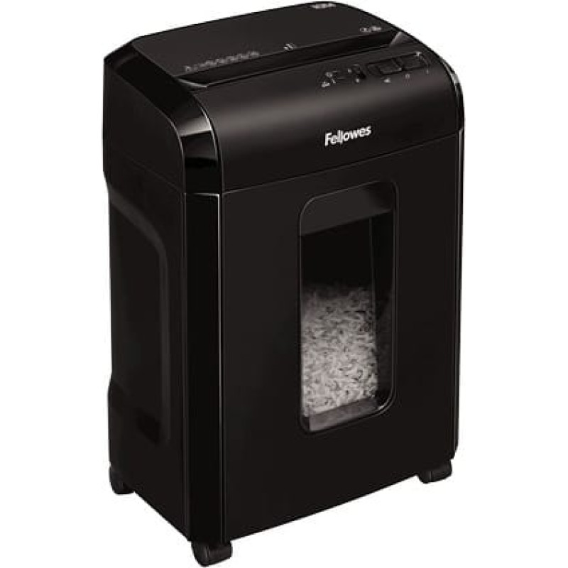 Fellowes Powershred 10M paper shredder Micro-cut shredding Black