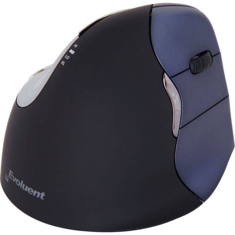 Evoluent Vertical Mouse 4 Wireless RH (schwarz/blau)
