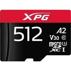 Adata Karta ADATA XPG MicroSDXC 256 GB Class 10 UHS-I/U3 A2 V30 (AUSDX512GUI3XPGA2-R)