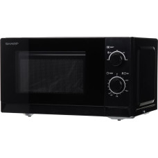 Sharp Home Appliances R-200BKW microwave Countertop 20 L 800 W Black