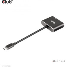 Club 3D CLUB3D MST hub USB3.2 Gen2 Type-C(DP Alt-Mode) to DisplayPort + HDMI 4K60Hz M/F