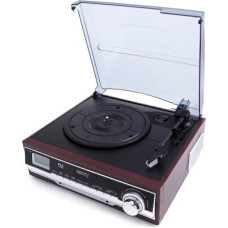 Adler Camry Premium CR1113 Belt-drive audio turntable Black, Chrome, Wood