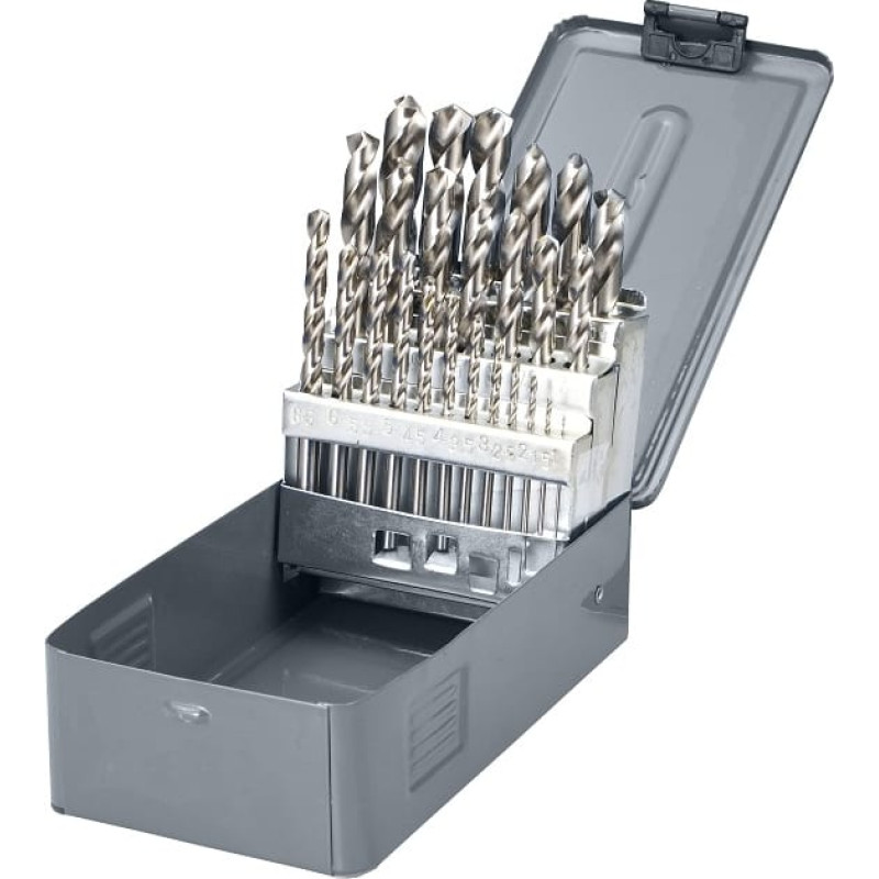 Proline Wiertło do metalu Proline HSS walcowe 1,5 2 7 4,5 4 5,5 5 1 3 2,5 3,5 6 10 10,5 11 11,5 12 12,5 13 6,5 7,5 8 8,5 9 9,5mm zestaw (77225)