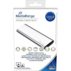 Mediarange Dysk zewnętrzny MediaRange SSD MR1100 120 GB Srebrny (MR1100)