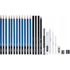 H&B Zestaw Ołówków Do Szkicowania Rysowania H&b / 25w1