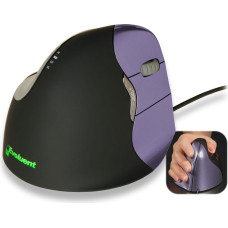 Evoluent Vertical Mouse 4 Klein RH (schwarz/violett)
