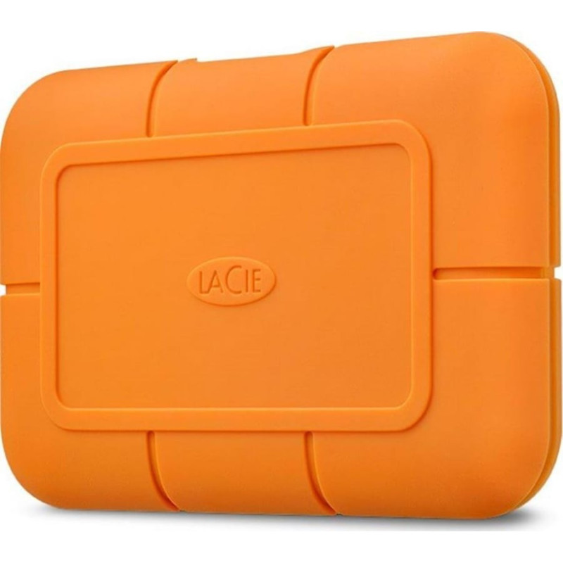 Lacie Dysk zewnętrzny LaCie SSD Rugged 500 GB Pomarańczowy (STHR500800)