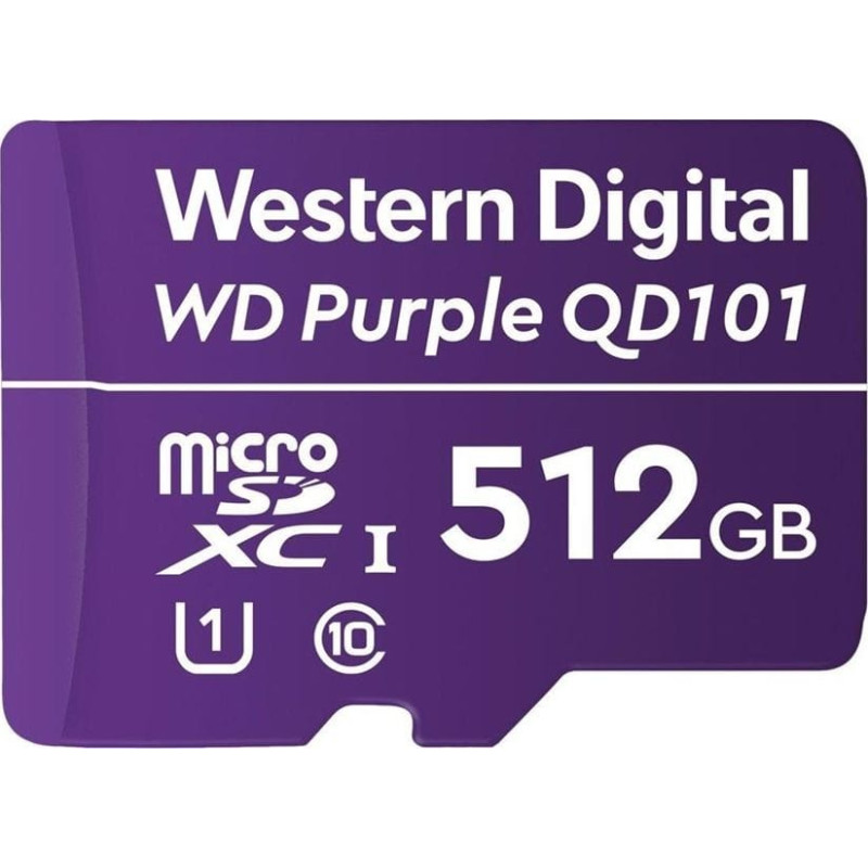 WD Western Digital WD Purple SC QD101 memory card 512 GB MicroSDXC Class 10