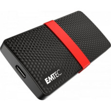 Emtec Dysk zewnętrzny Emtec SSD Portable X200 256 GB Czarno-czerwony (ECSSD256GX200)