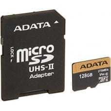 Adata Karta ADATA Premier One MicroSDXC 128 GB Class 10 UHS-II/U3 V90 (AUSDX128GUII3CL10-CA1)