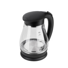 Adler AD 1274 B electric kettle 1.7 L Black,Transparent 2200 W