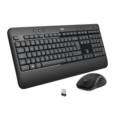 Logitech MK540 Advanced keyboard RF Wireless QWERTY US International Black, White