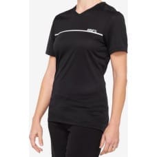100 Bon 100% Koszulka damska 100% RIDECAMP Women's Jersey krótki rękaw black grey roz. L (NEW 2021)