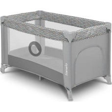 Lionelo Łóżeczko turystyczne Lionelo STEFI GREY CONCRETE MULTICOLOR