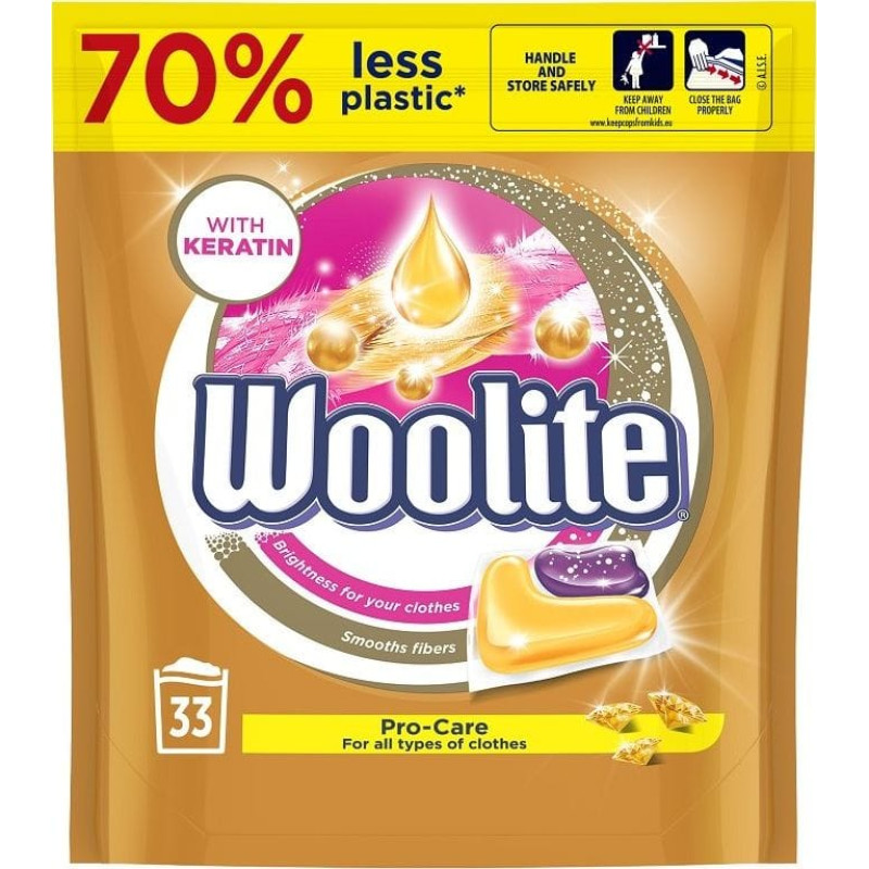 Woolite Pro-Care Washing capsules 33 pcs.