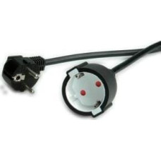 Value VALUE Extension Cable Type F (EU). M/F. Black 3.0m