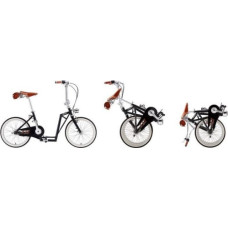 The-Sliders Metro Matt Black gustowny i komfortowy, składany rower, hulajnoga 2w1