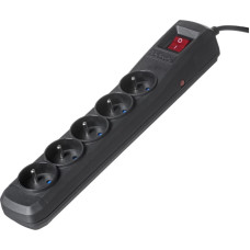 Activejet black power strip with cord ACJ COMBO 5G 1,5M/BEZP.AUTO/CZ