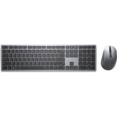 Dell KM7321W keyboard RF Wireless + Bluetooth QWERTY US International Grey, Titanium