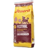 Josera Festival (1215) Sausā suņu barība, Pieaugušiem, Lasis, Tītars, Rīsi, 15 kg