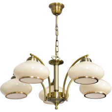 Activejet Ceiling lamp AJE-RITA 5P E27 5x40W Patina