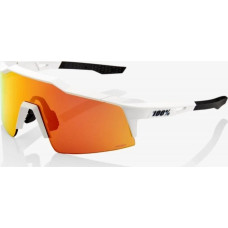 100 Bon 100% Okulary 100% SPEEDCRAFT SL Soft Tact Off White - HiPER Red Multilayer Mirror Lens (Szkła Czerwone Lustrzane Wielowarstwowe LT 21% + Szkła Przeźroczyste LT 93%) (NEW 2021)