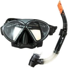 Aquawave Maska pływacka Dolphin JR SET czarno-szara (PLWAQWAKC0004)