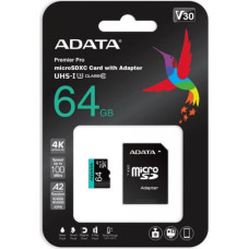 Adata Premier Pro memory card 64 GB MicroSDXC UHS-I Class 10