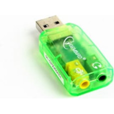 Gembird SC-USB-01 cable gender changer 3.5 mm Green