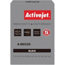 Activejet A-OKI320 printer ribbons for OKI printers; OKI 9002303 replacement; Supreme; black