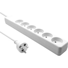 Proxtend Listwa zasilająca ProXtend Danish IT Power Strip 6-way 1m