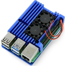 Justpi Obudowa z dwoma wentylatorami Raspberry Pi 4B (ODS-15888)