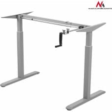 Maclean MC-790 standing desk frame Manual 2 leg(s) Grey
