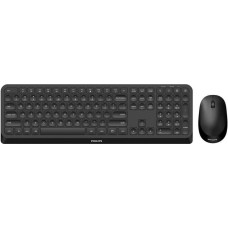 Philips 3000 series SPT6307B/00 keyboard Mouse included RF Wireless US English Black