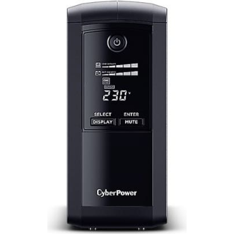 Cyberpower UPS VP700EILCD 700VA/390W AVR/USB/LCD/6xIEC
