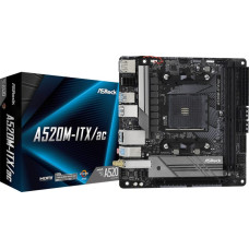 Asrock Płyta główna ASRock A520M-ITX/AC
