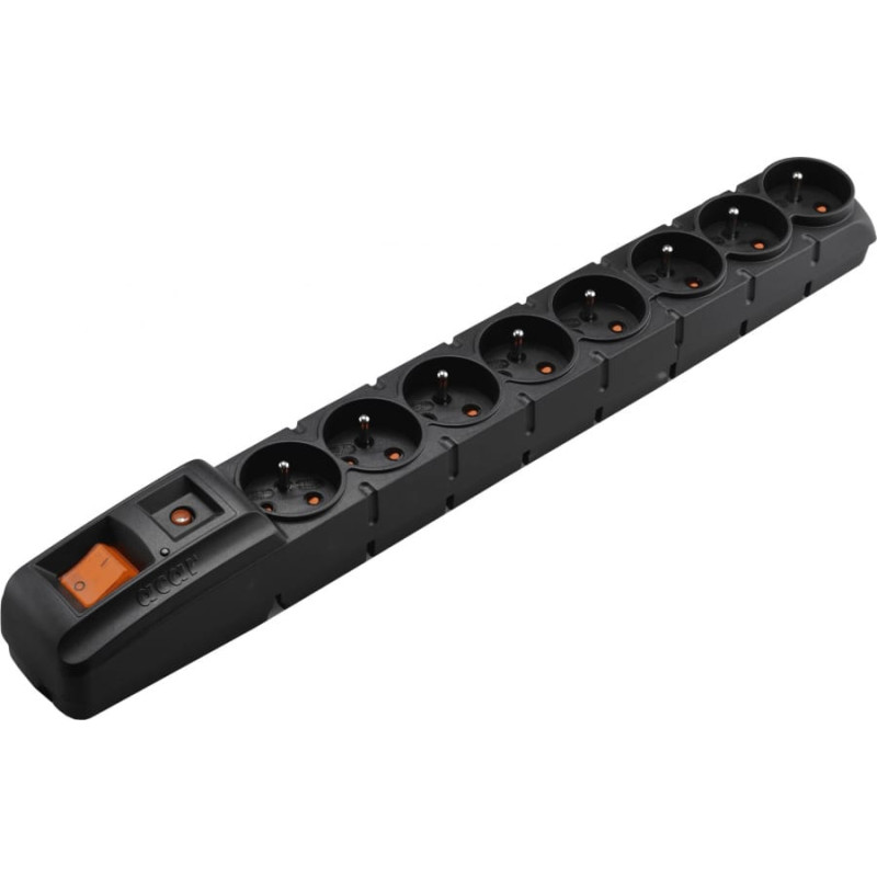 Acar Listwa zasilająca Acar S8 przeciwprzepięciowa 8 gniazd 3 m czarna (ALPACARS8FA03B)