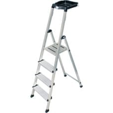 Krause Ladder 4 step aluminium Krause Secury 126528