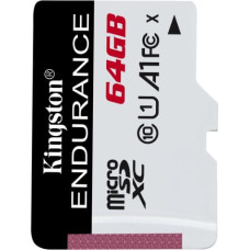 Kingston Technology High Endurance memory card 64 GB MicroSD UHS-I Class 10