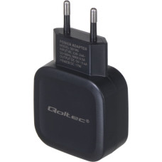 Qoltec 50186 mobile device charger Indoor Black
