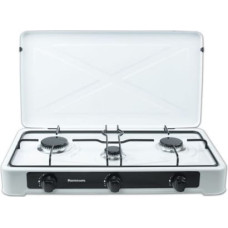Ravanson K-03TB Black, White Countertop 60 cm Gas 3 zone(s)