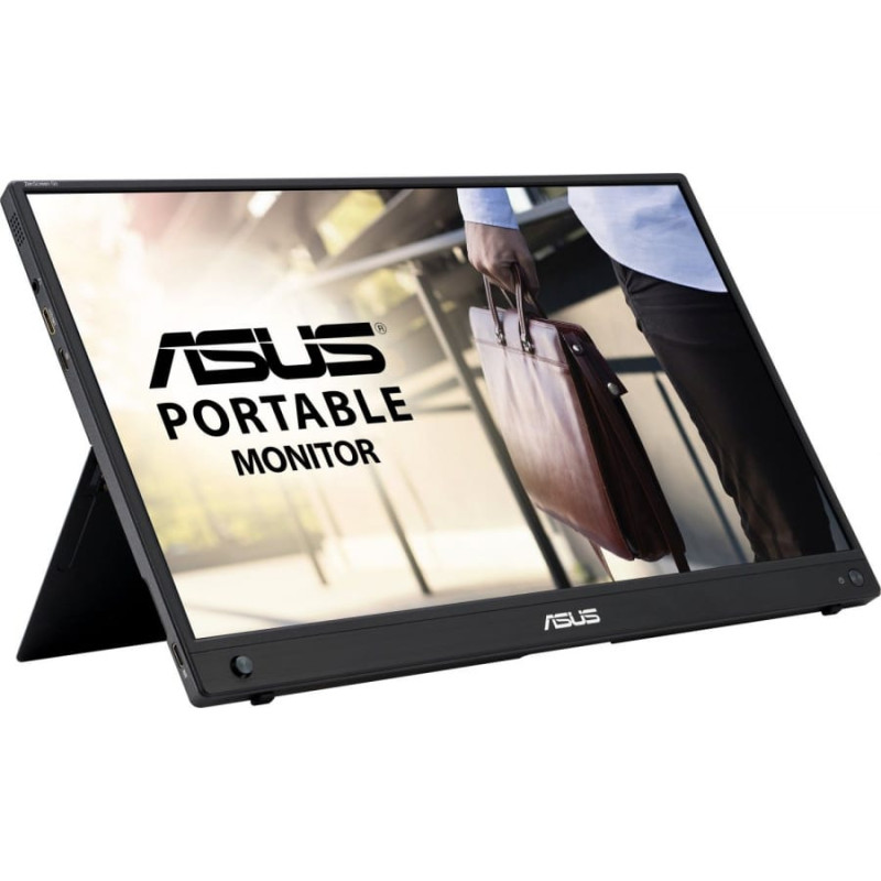 Asus Monitor Asus ASUS MB16AWP 15.6inch WLED IPS FHD AG 16:9 60Hz 250cd/m2 5ms Mini HDMI USB Type-C 2x1.5W speaker Black+Gun Metal