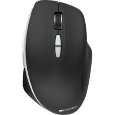 Canyon Mysz Canyon Canyon 2.4 GHz Wireless mouse ,with 7 buttons, DPI 800/1200/1600, Battery: AAA*2pcs,Black,72*117*41mm, 0.075kg
