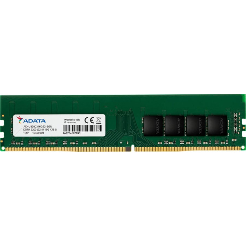 Adata AD4U32008G22-SGN memory module 8 GB 1 x 8 GB DDR4 3200 MHz